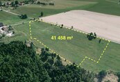 Prodej pozemků pro komerční výstavbu (41 458 m2) u Trhových Svinů + zavedená firma s.r.o., cena 14680000 CZK / objekt, nabízí