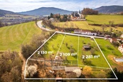 Prodej velice prostorného pozemku pro bydlení, 2 282 m2, v atraktivní části Starých Prachatic,…, cena 2650000 CZK / objekt, nabízí 