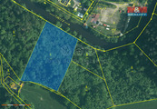 Prodej lesa, 6543 m2, Římov - Branišovice, cena 350000 CZK / objekt, nabízí