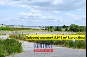 Pronájem komerčního pozemku 8 946 m2, Chlaponice, cena 40000 CZK / objekt / měsíc, nabízí